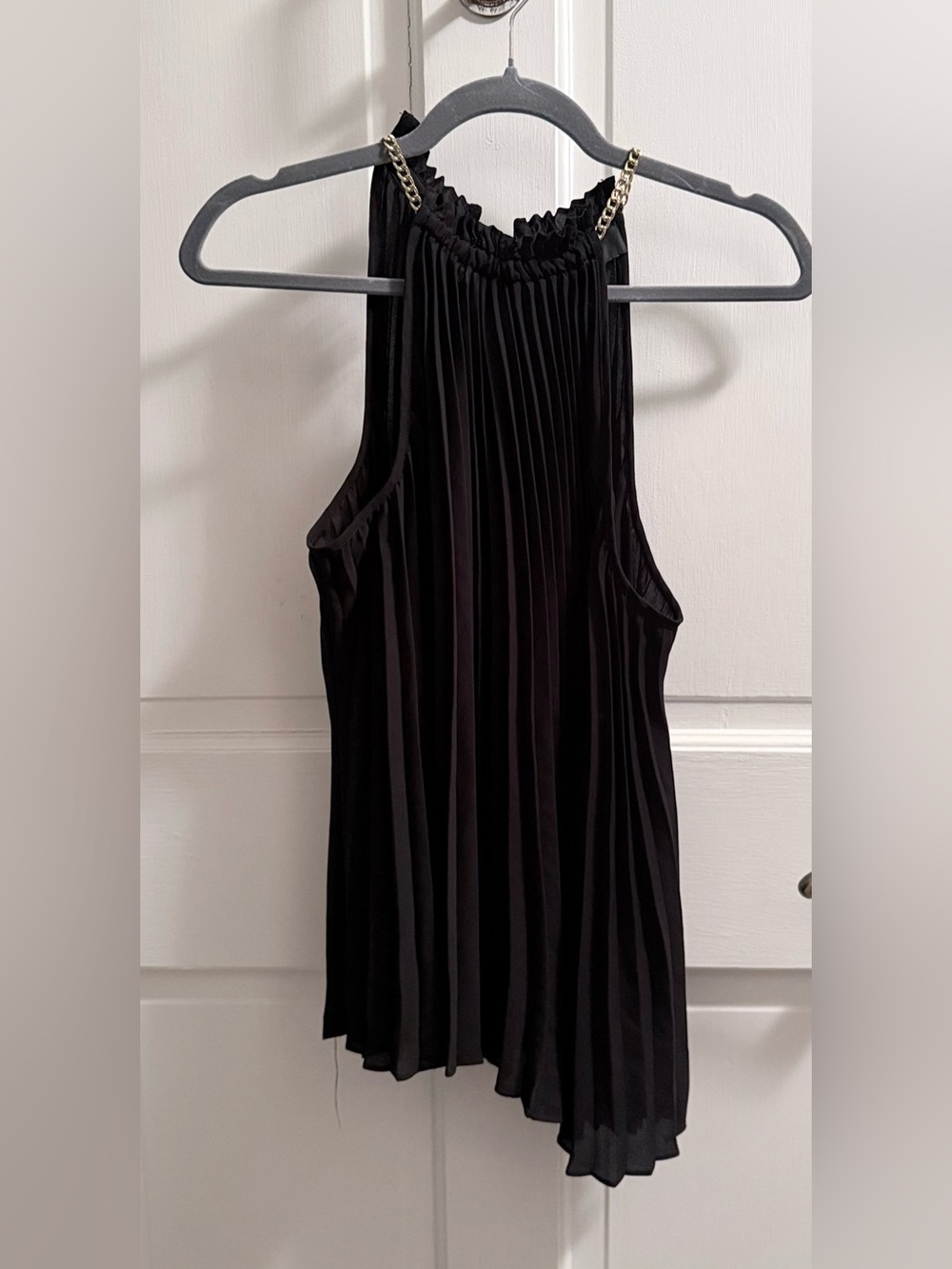 DKNY Tank with Chain Straps